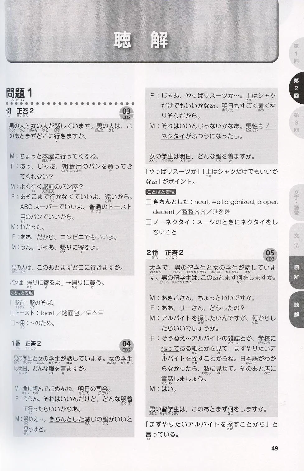 Japanese Language Proficiency Test N4 - Complete Mock Exams - Image 7