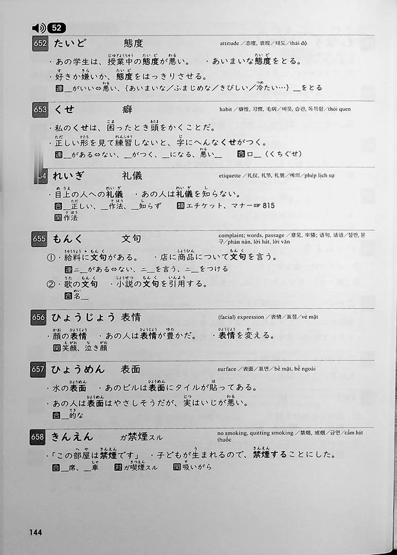 Japanese Language Proficiency Test Vocabulary Training by Ear - N3 (Revised Edition) - Image 12