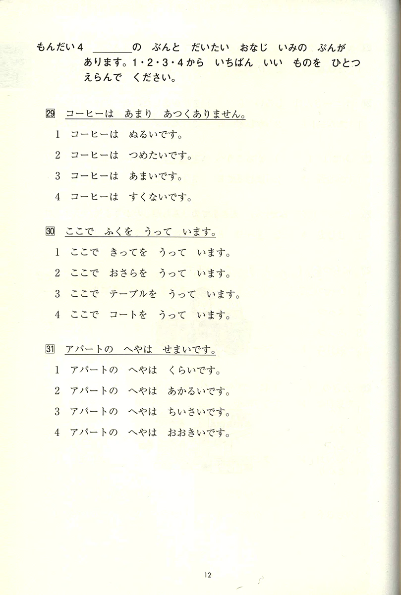 JLPT N5 Kanji, Vocabulary & Grammar Chokuzen-Taisaku - Image 6