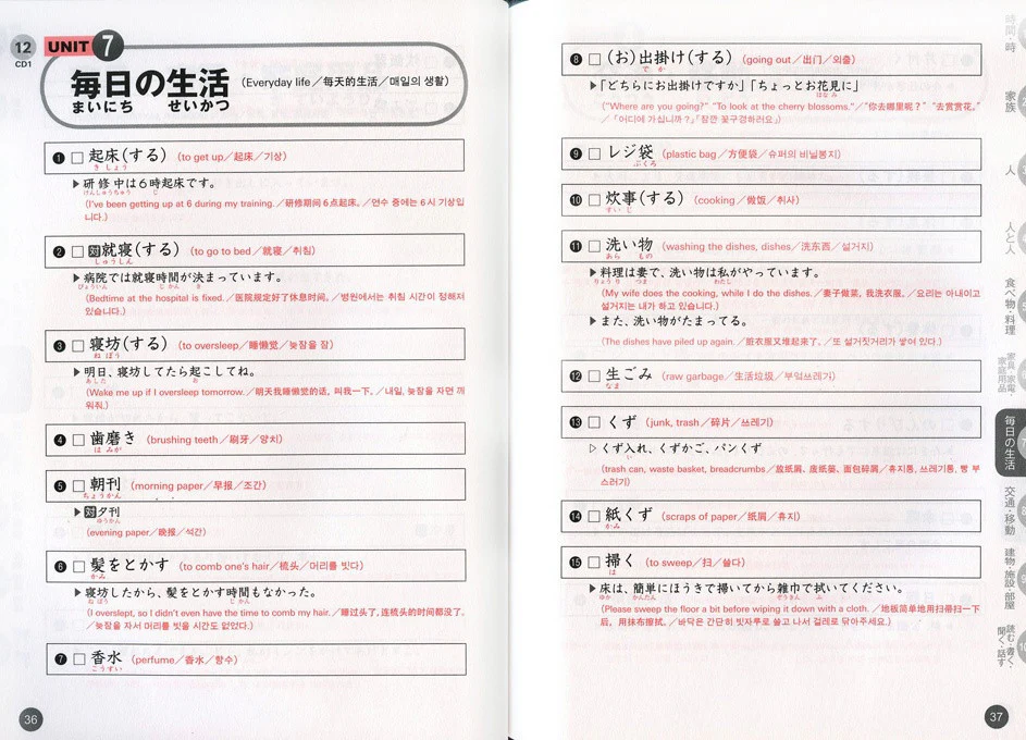 JLPT Preparation Book Speed Master - Quick Mastery of N2 Vocabulary (Intermediate 2500) - Image 2