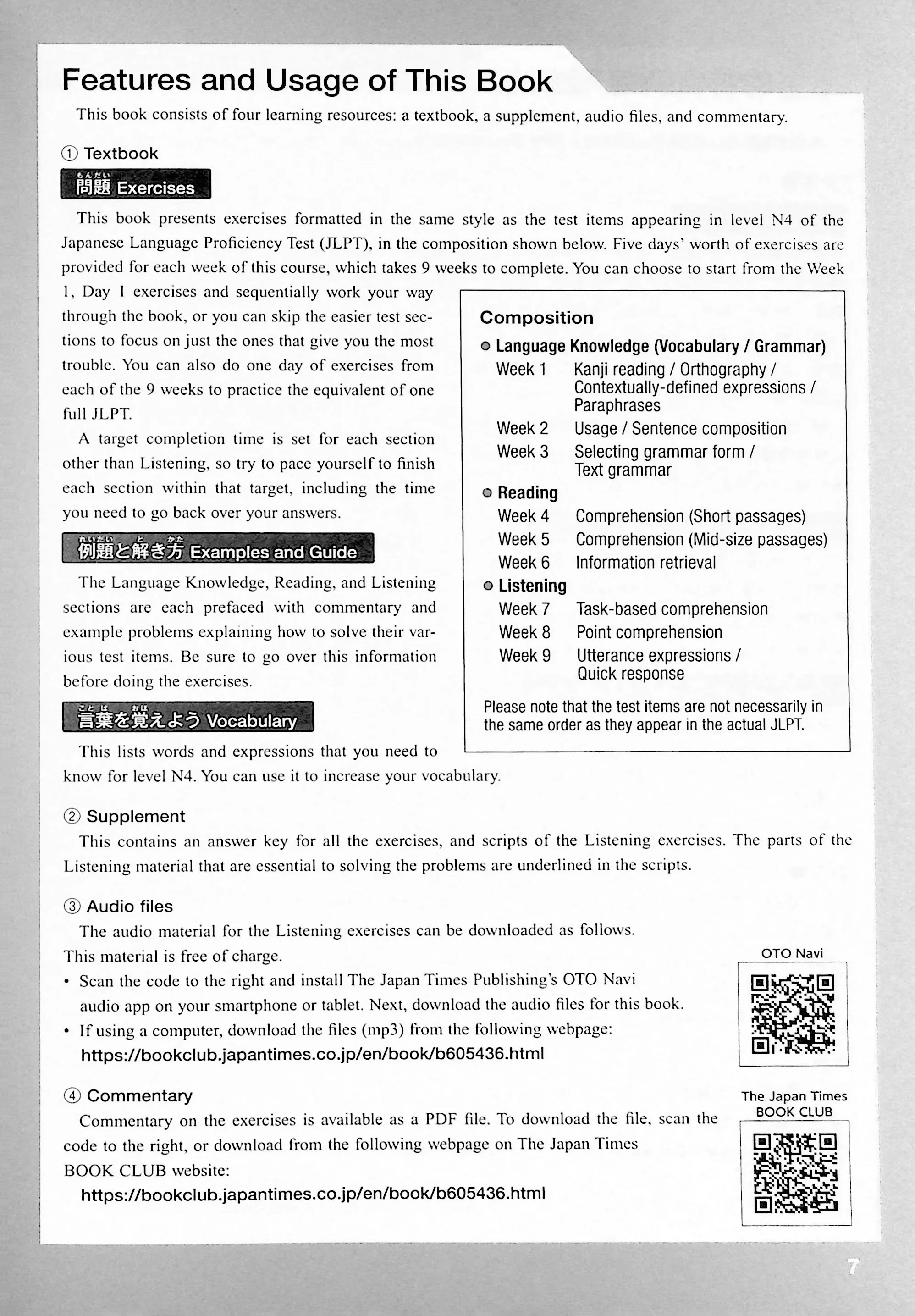 The Best Complete Workbook for the Japanese-Language Proficiency Test N4 - Image 3